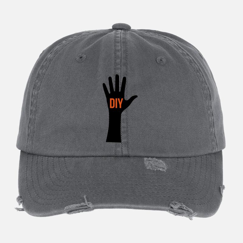 DIY Hand Casquette vintage effet usé Flexfit