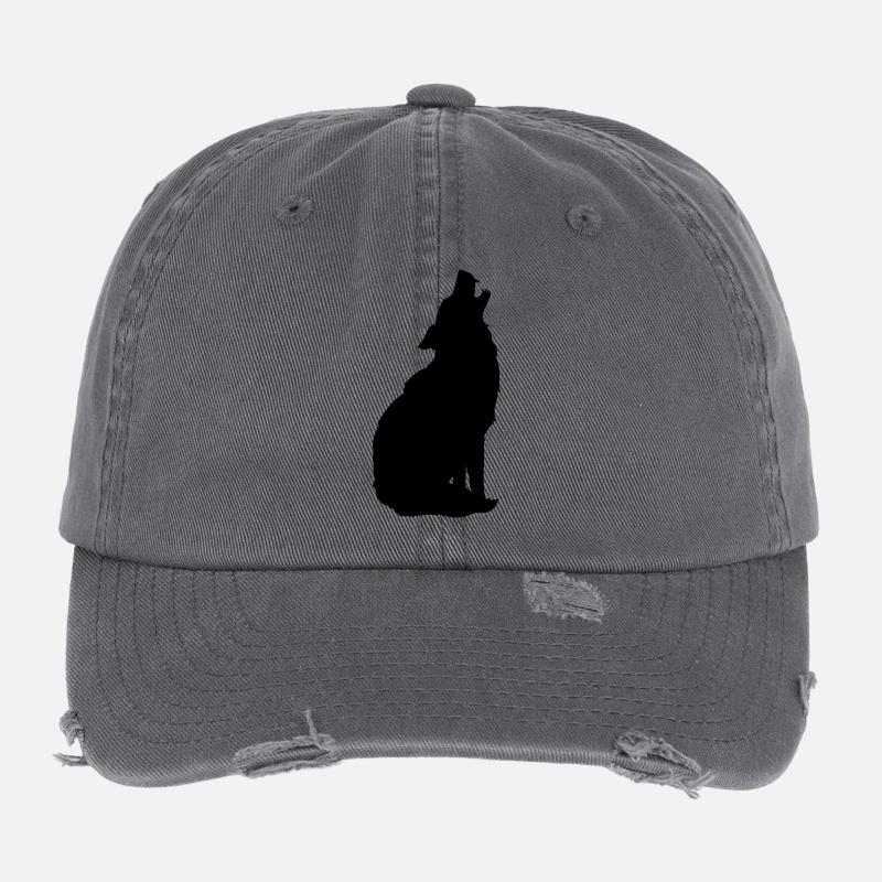 Wolf Flexfit Vintage Destroyed Cap