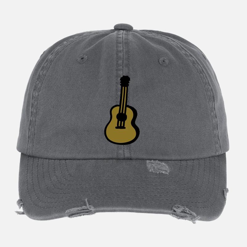 Guitar Flexfit Vintage Destroyed Cap