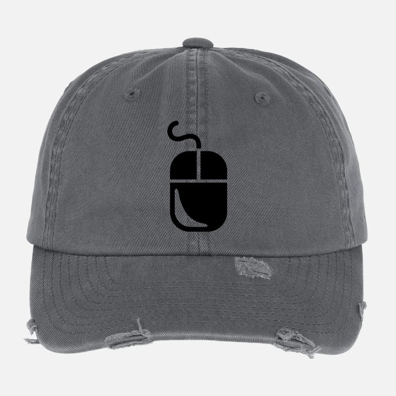 Ordinateur Casquette vintage effet usé Flexfit