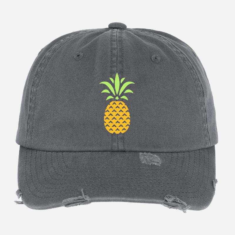 ANANAS STYLISÉ Casquette vintage effet usé Flexfit