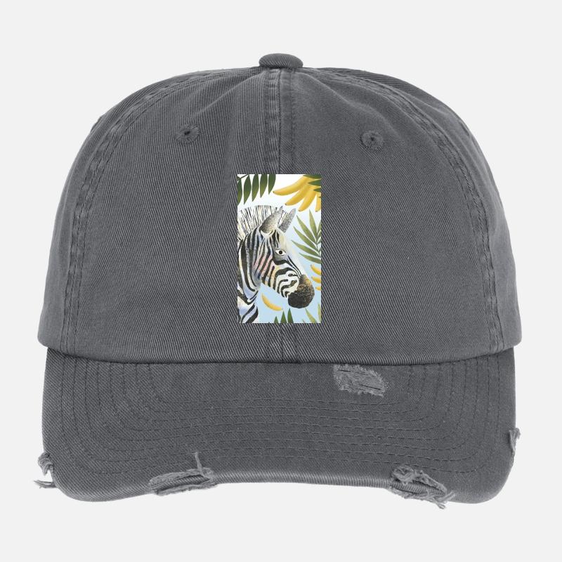 Zebra Flexfit Vintage Destroyed Cap
