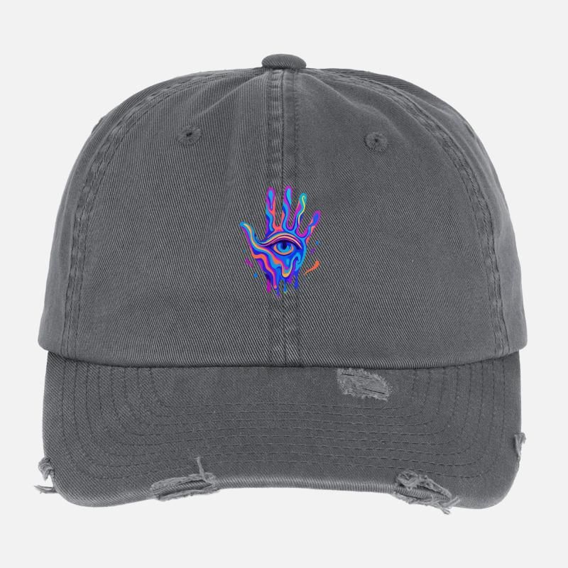 Mystik Hand Flexfit Vintage Destroyed Cap