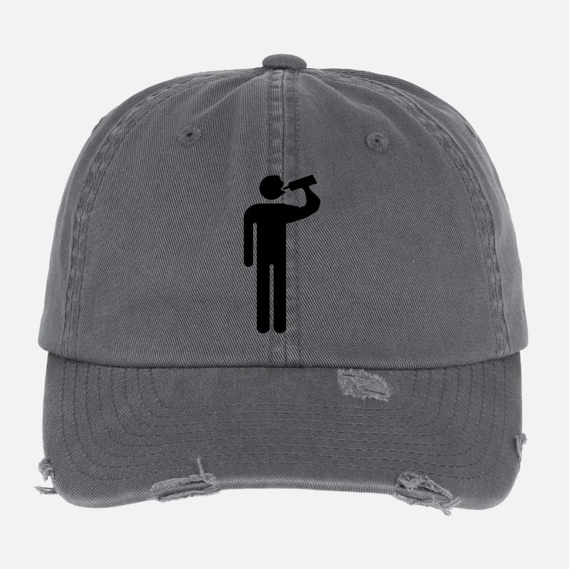 boire Casquette vintage effet usé Flexfit