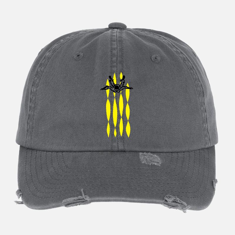 skydive Flexfit Vintage Destroyed Cap