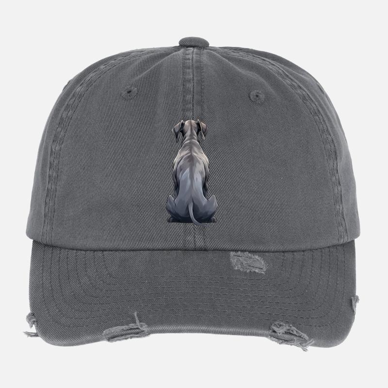 Great Dane Flexfit Vintage Destroyed Cap
