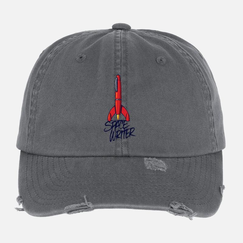 SPACE WRITER - let's talk Casquette vintage effet usé Flexfit