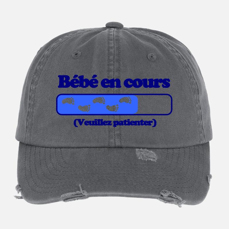 Bébé en cours Casquette vintage effet usé Flexfit