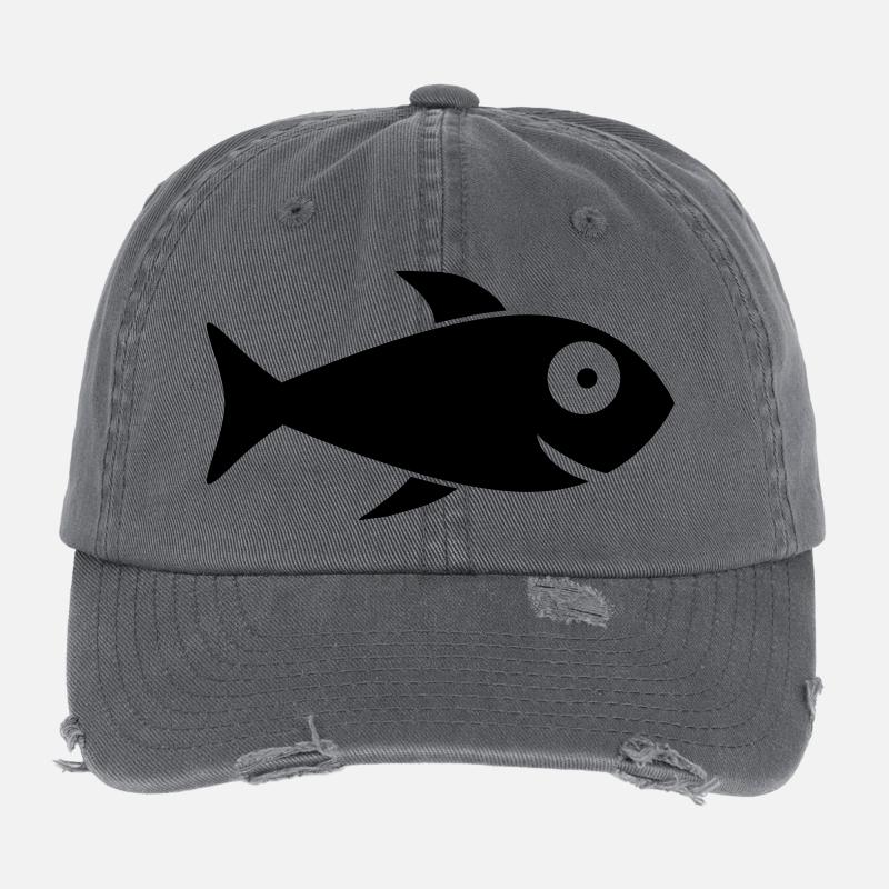 Cool Fish Casquette vintage effet usé Flexfit