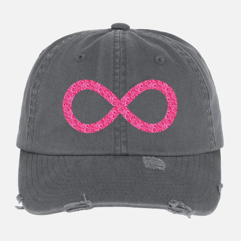 infinity glitter Flexfit Vintage Destroyed Cap