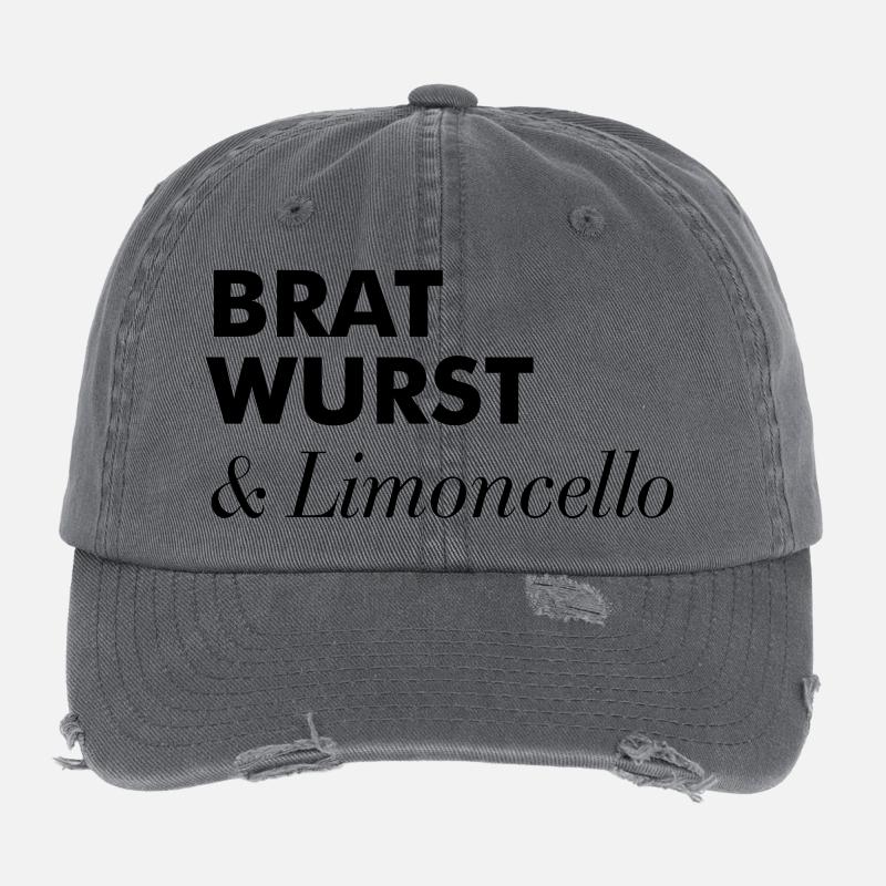 Bratwurst Limoncello Excursion Summer Flexfit Vintage Destroyed Cap
