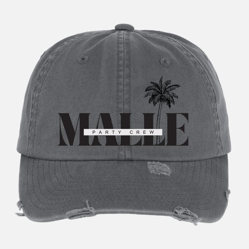 Malle Party Crew Flexfit Vintage Destroyed Cap