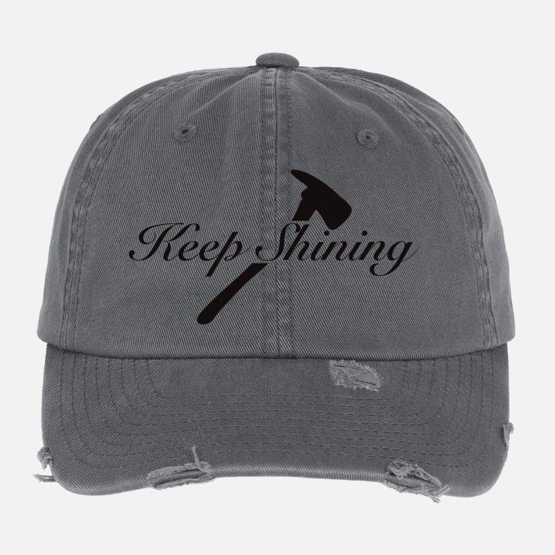 Keep Shining  Flexfit Vintage Destroyed Cap