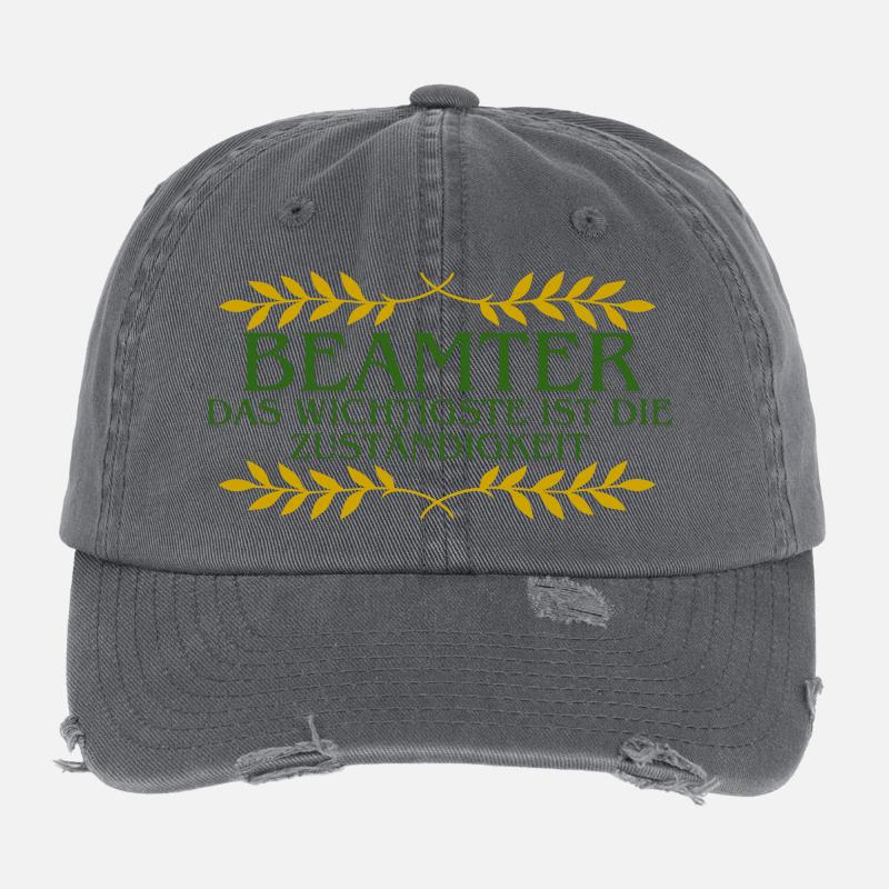 Fonctionnaire : Responsabilités Casquette vintage effet usé Flexfit
