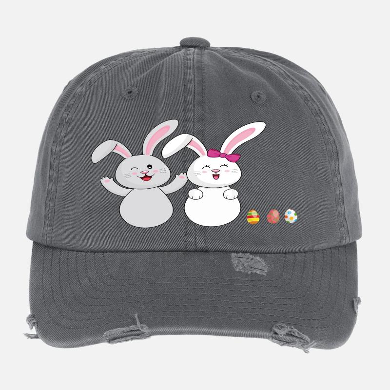 Cuddly bunny Flexfit Vintage Destroyed Cap