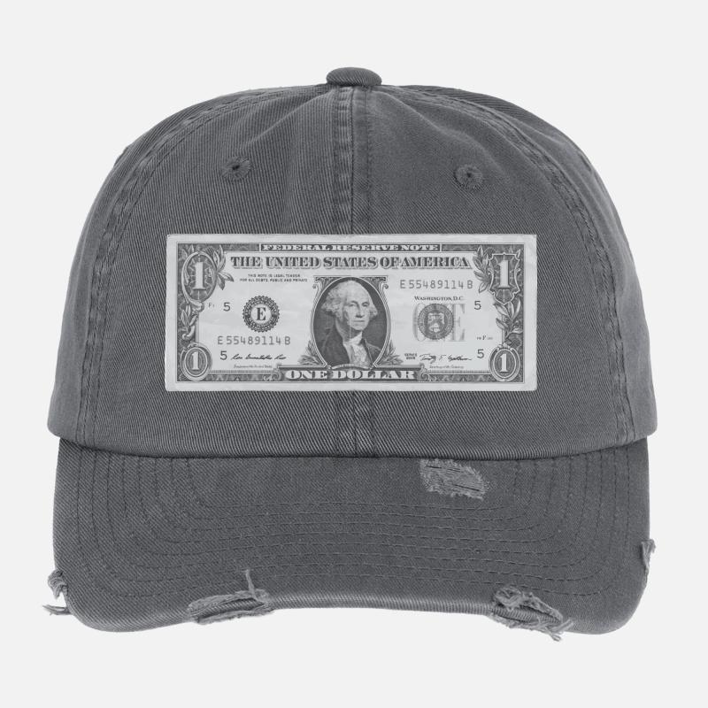 1 dollar Casquette vintage effet usé Flexfit
