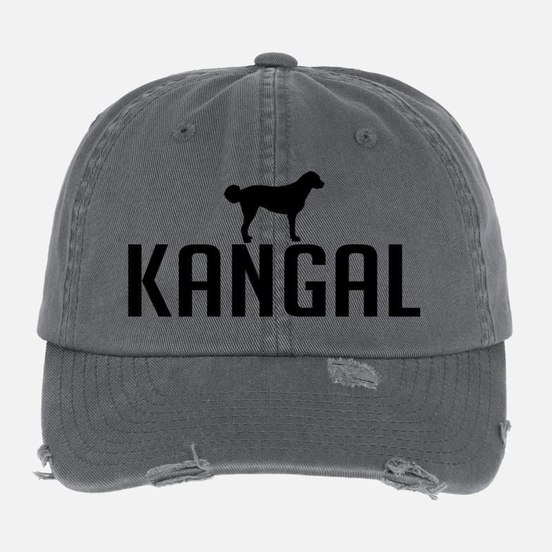 KANGAL Hunderasse Flexfit Vintage Destroyed Cap