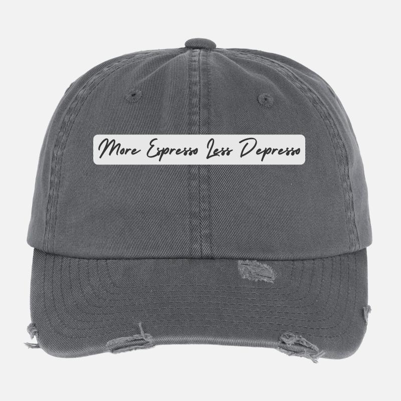 esspresso - Flexfit Vintage Destroyed Cap - dark grey