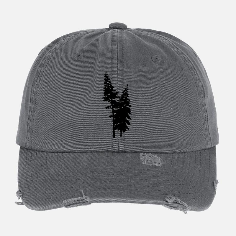 conifères Casquette vintage effet usé Flexfit