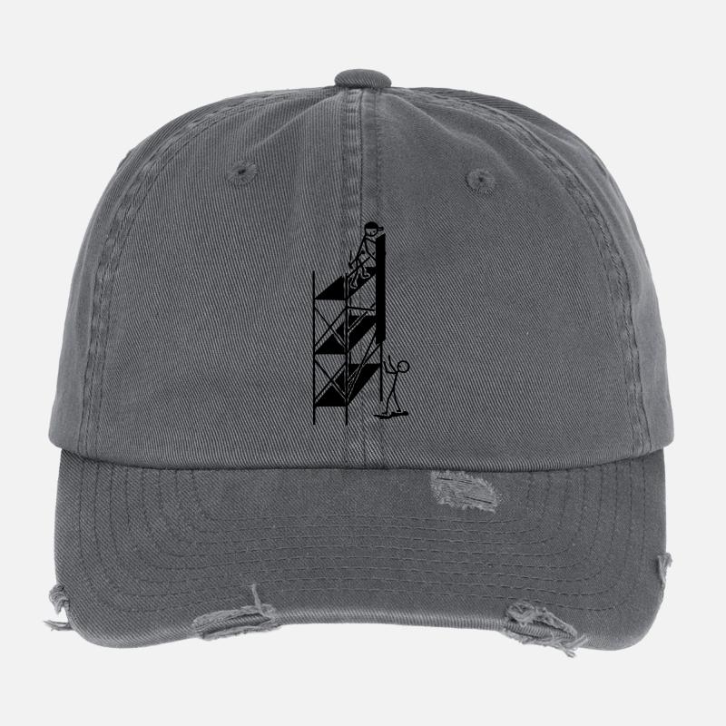 Gerüstbauer Flexfit Vintage Destroyed Cap