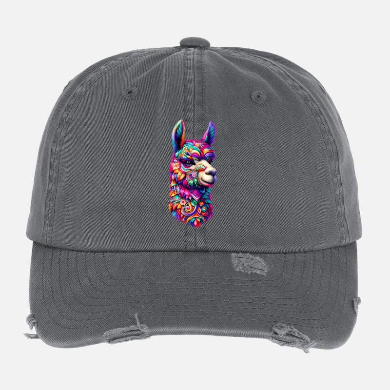 Alpaga Casquette vintage effet usé Flexfit