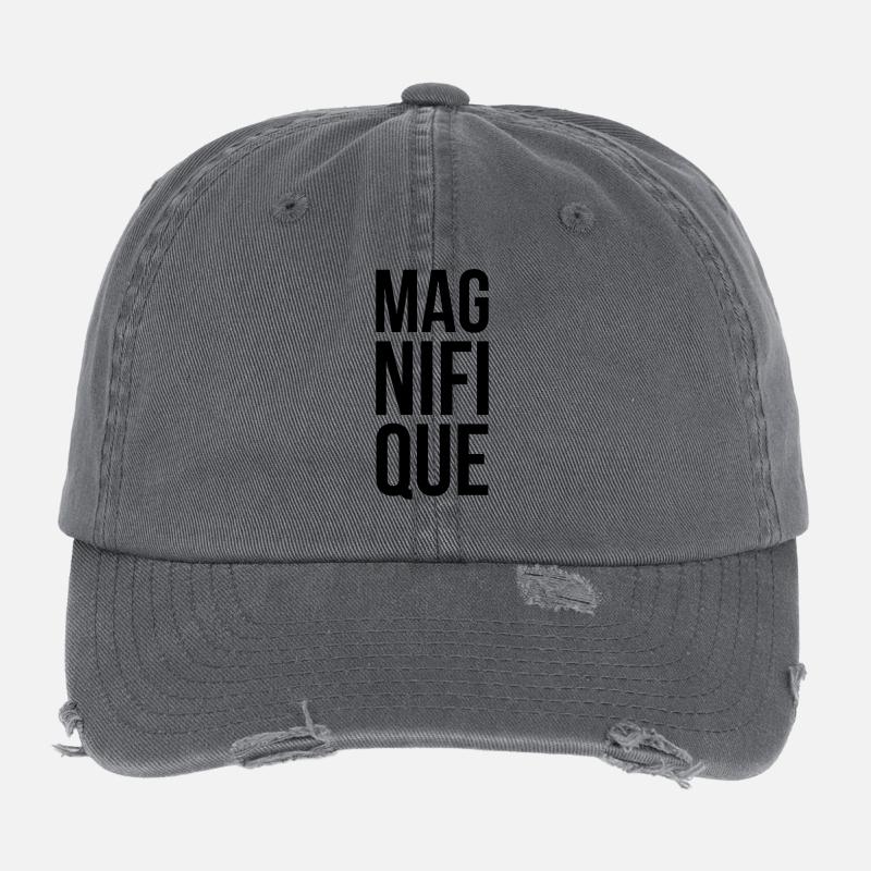 magnificent Flexfit Vintage Destroyed Cap