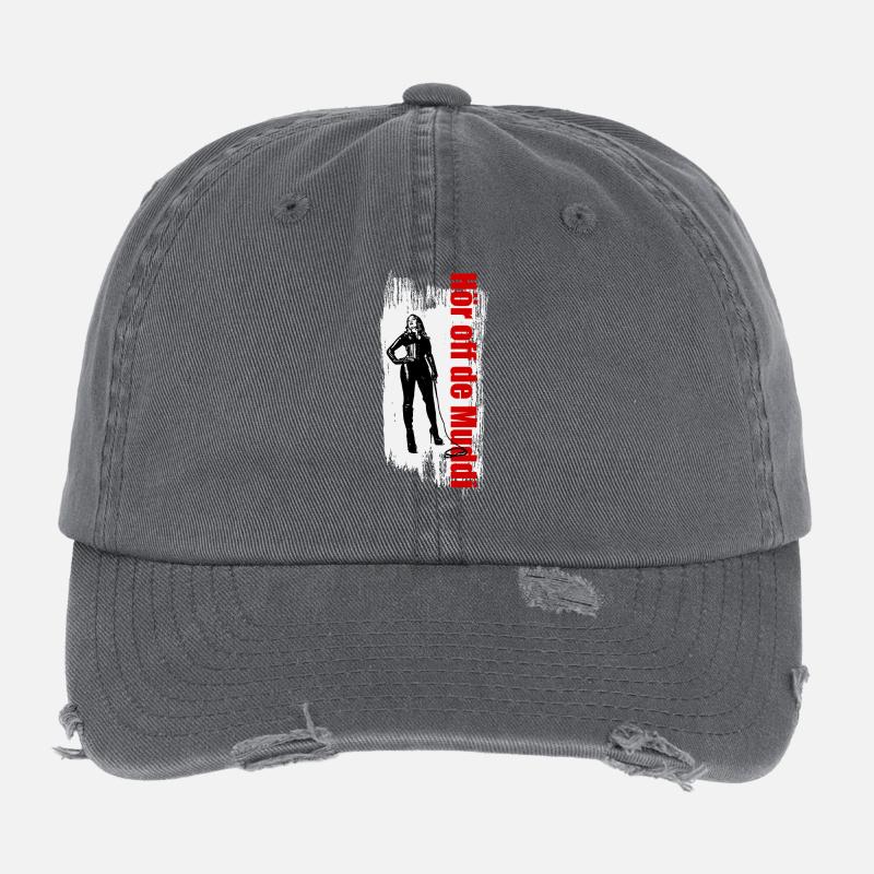 Hör off de Muddi 1 Flexfit Vintage Destroyed Cap
