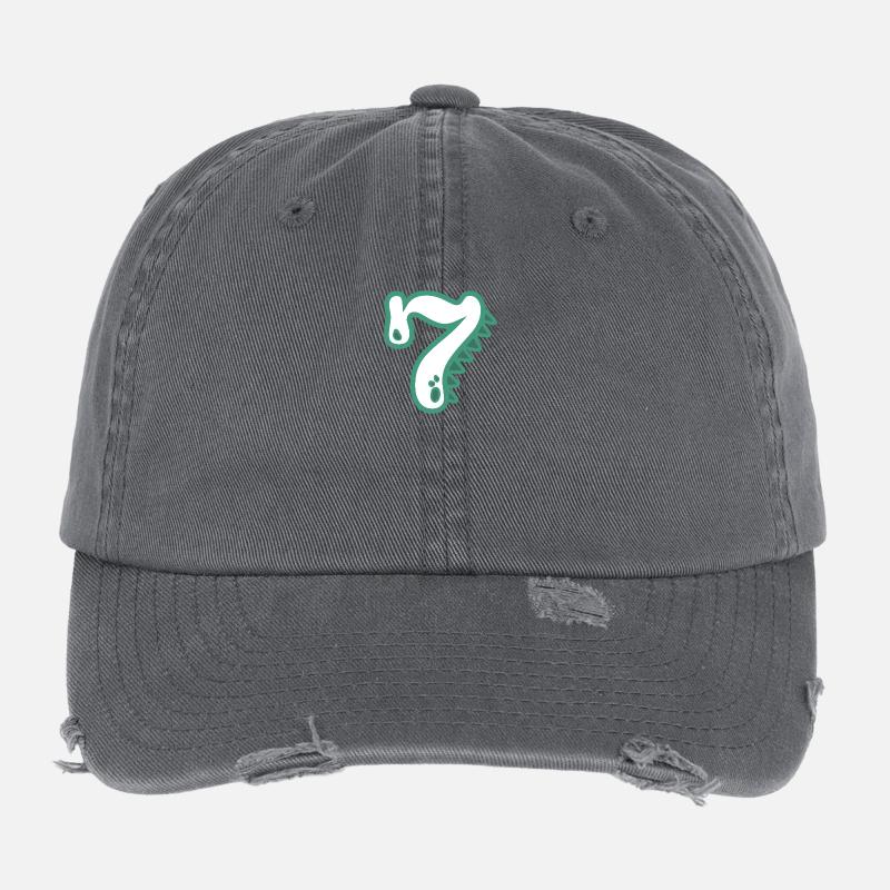 Zahl 7 Flexfit Vintage Destroyed Cap