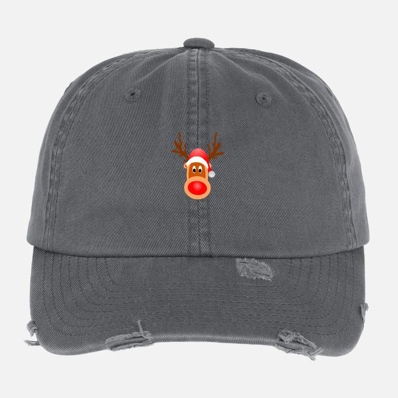Reindeer comic Flexfit Vintage Destroyed Cap