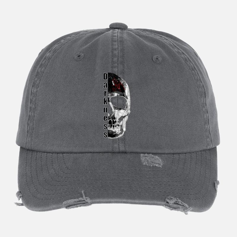 darkness Flexfit Vintage Destroyed Cap