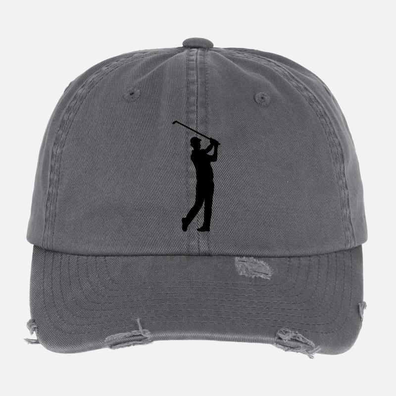golfer Flexfit Vintage Destroyed Cap