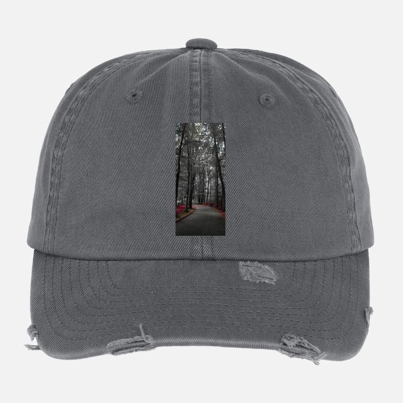Das Flüstern des Herbstweges Flexfit Vintage Destroyed Cap