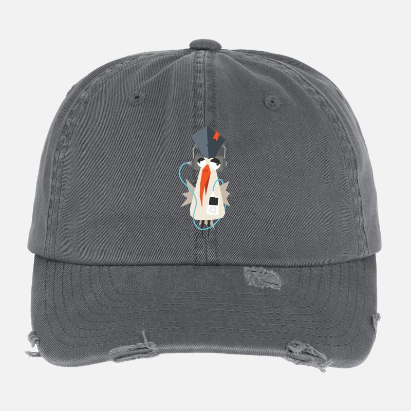 Musik liegt in der Luft Flexfit Vintage Destroyed Cap