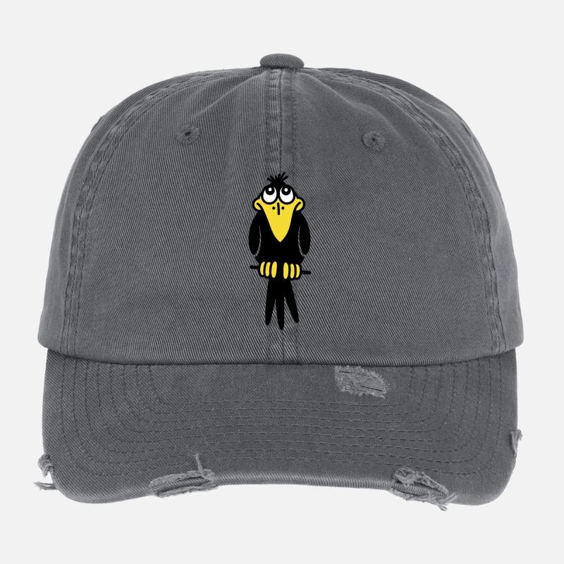 Mr. Crow Flexfit Vintage Destroyed Cap