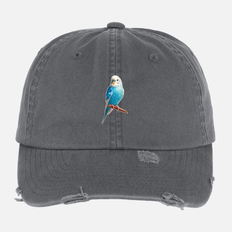 Budgerigar Flexfit Vintage Destroyed Cap