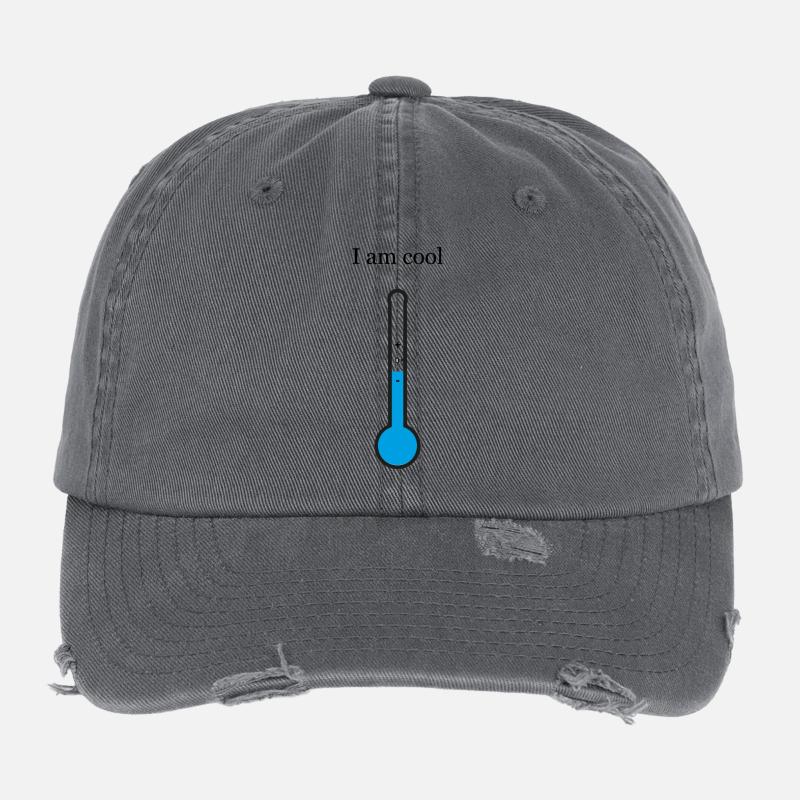Regenbogen-Entwurf mit Wasserfarbenfinisch Flexfit Vintage Destroyed Cap