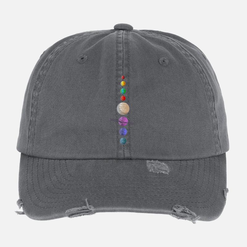 Solar System Flexfit Vintage Destroyed Cap