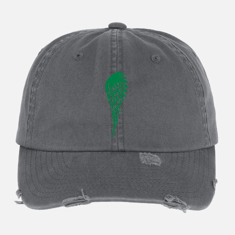 fluegel_links Flexfit Vintage Destroyed Cap