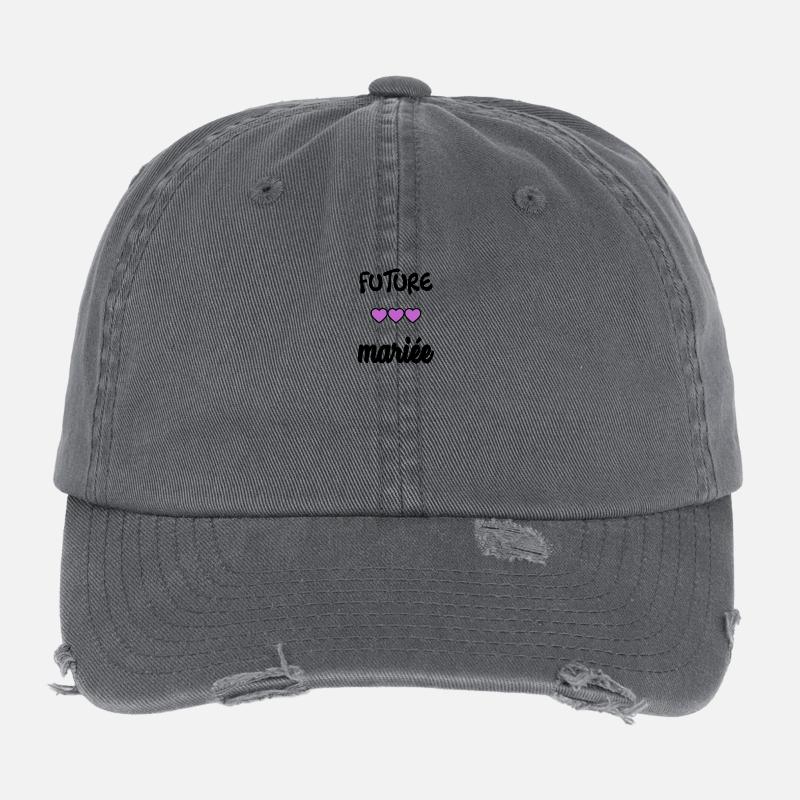 BRIDE-TO-BE Flexfit Vintage Destroyed Cap