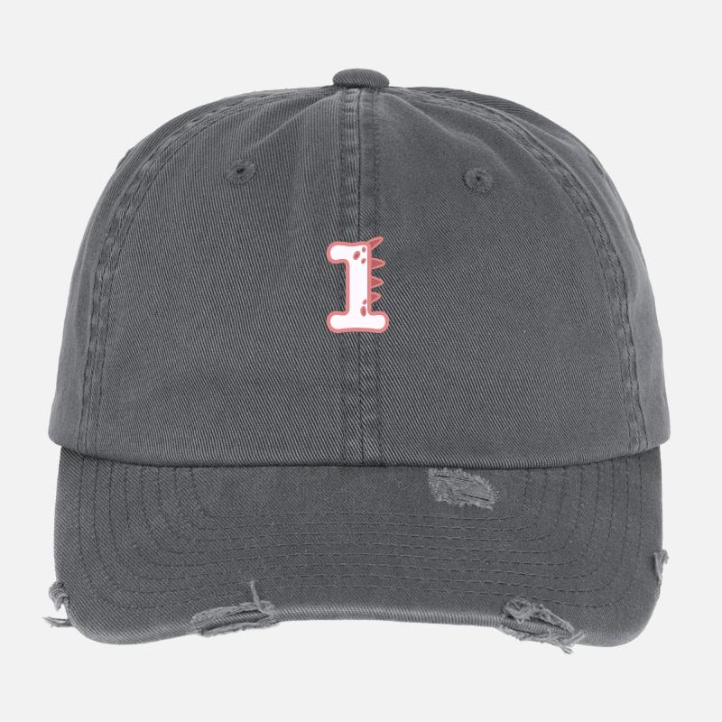Zahl 1 Flexfit Vintage Destroyed Cap