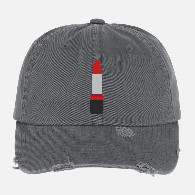 Lippenstift Flexfit Vintage Destroyed Cap