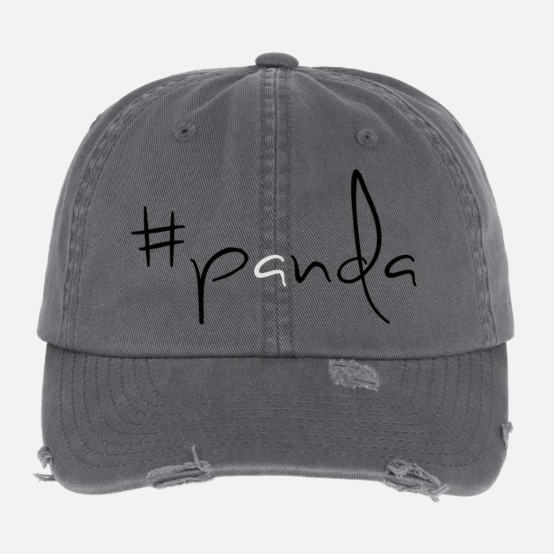 #panda! Casquette vintage effet usé Flexfit