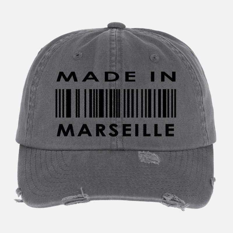 Marseille Flexfit Vintage Destroyed Cap