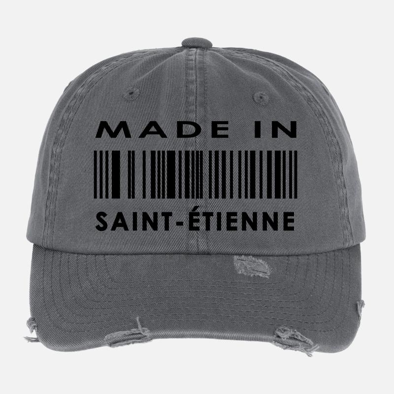 Saint-Étienne Casquette vintage effet usé Flexfit
