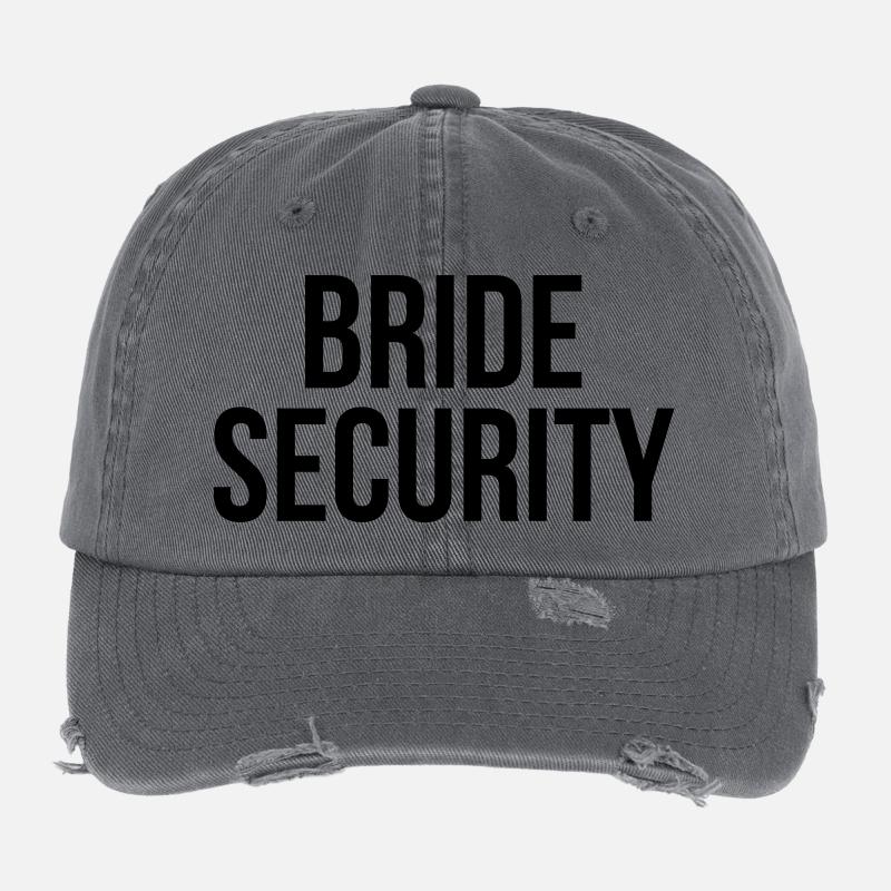 Bride security Flexfit Vintage Destroyed Cap