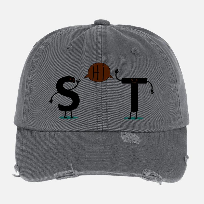 shit Flexfit Vintage Destroyed Cap