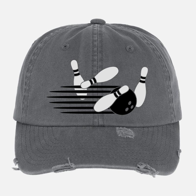 Fast Bowling Throw Casquette vintage effet usé Flexfit