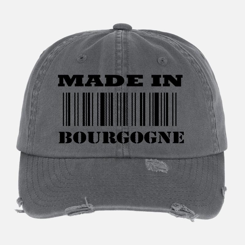 Made in BOURGOGNE Flexfit Vintage Destroyed Cap