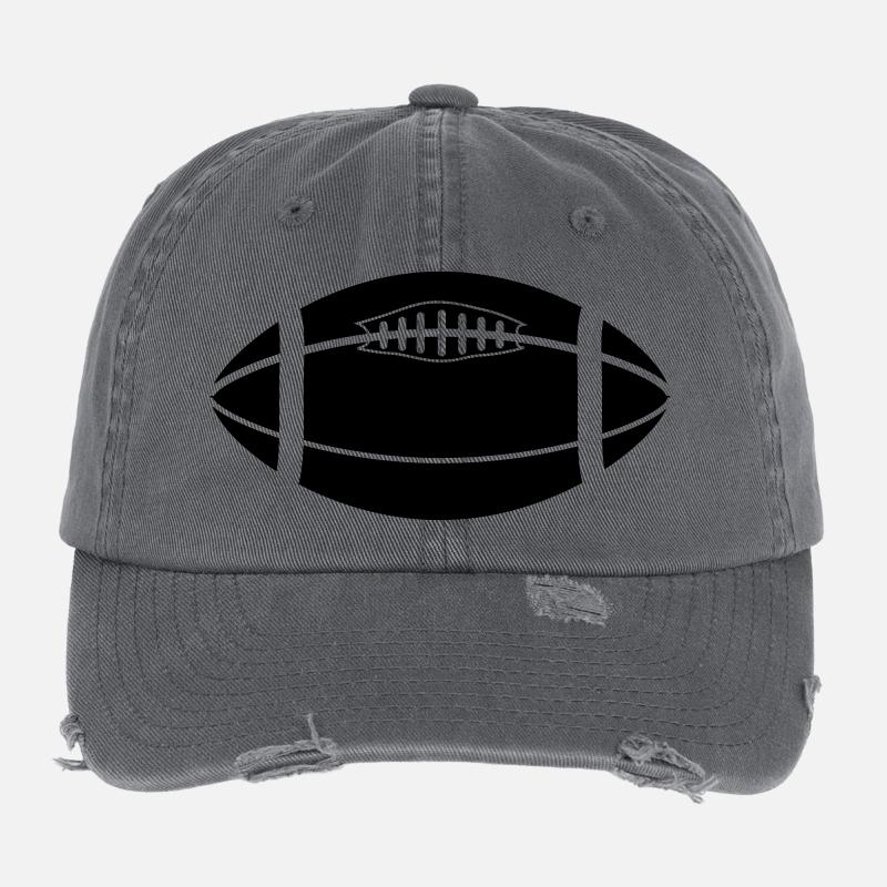 foot américain Casquette vintage effet usé Flexfit