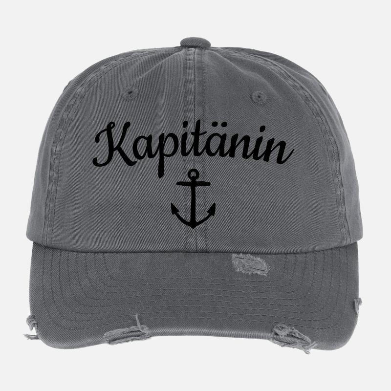 Capitaine Casquette vintage effet usé Flexfit